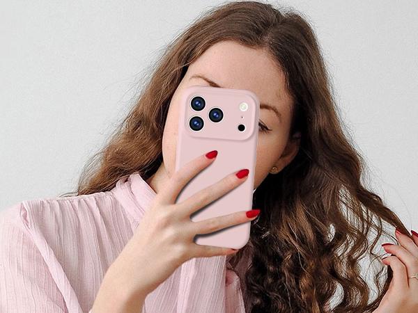 pink silicone iphone case